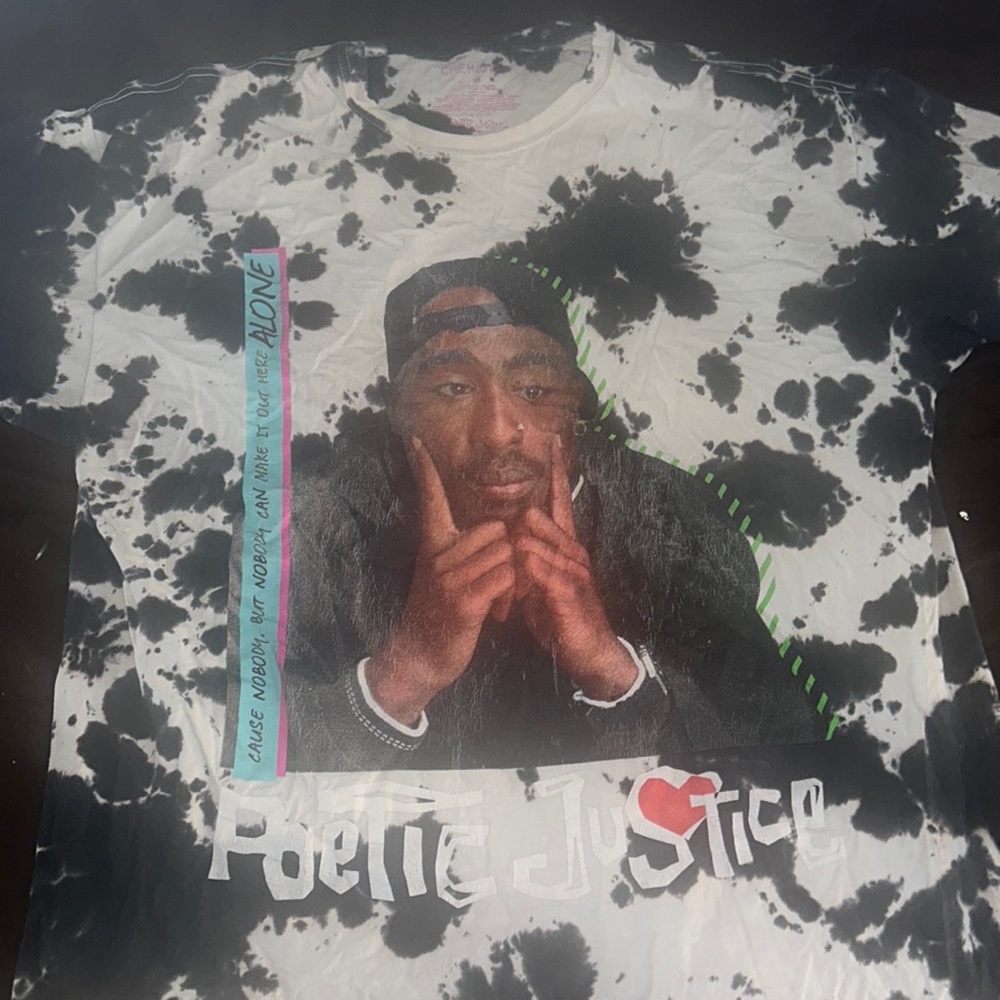 *Worn* Poetic Justice Tupac Tee Size 3X
